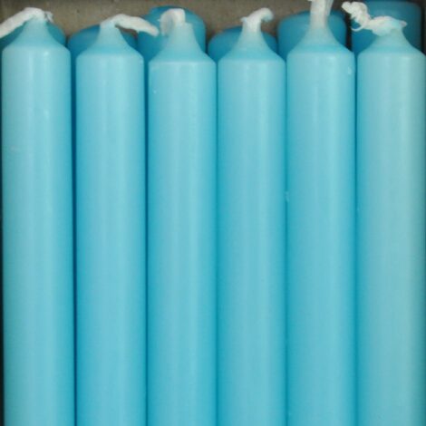 12 candles - azur blue