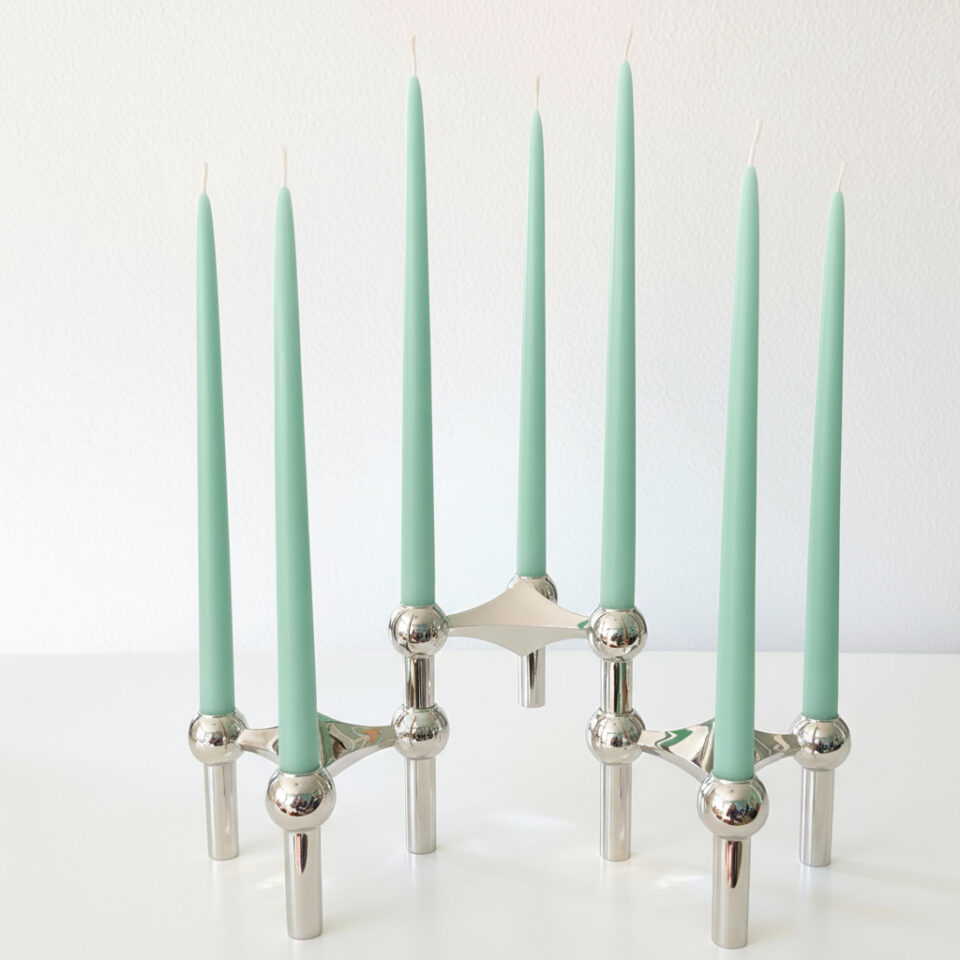Bougies en cire d'abeille pour bougeoirs Nagel STOFF BMF
