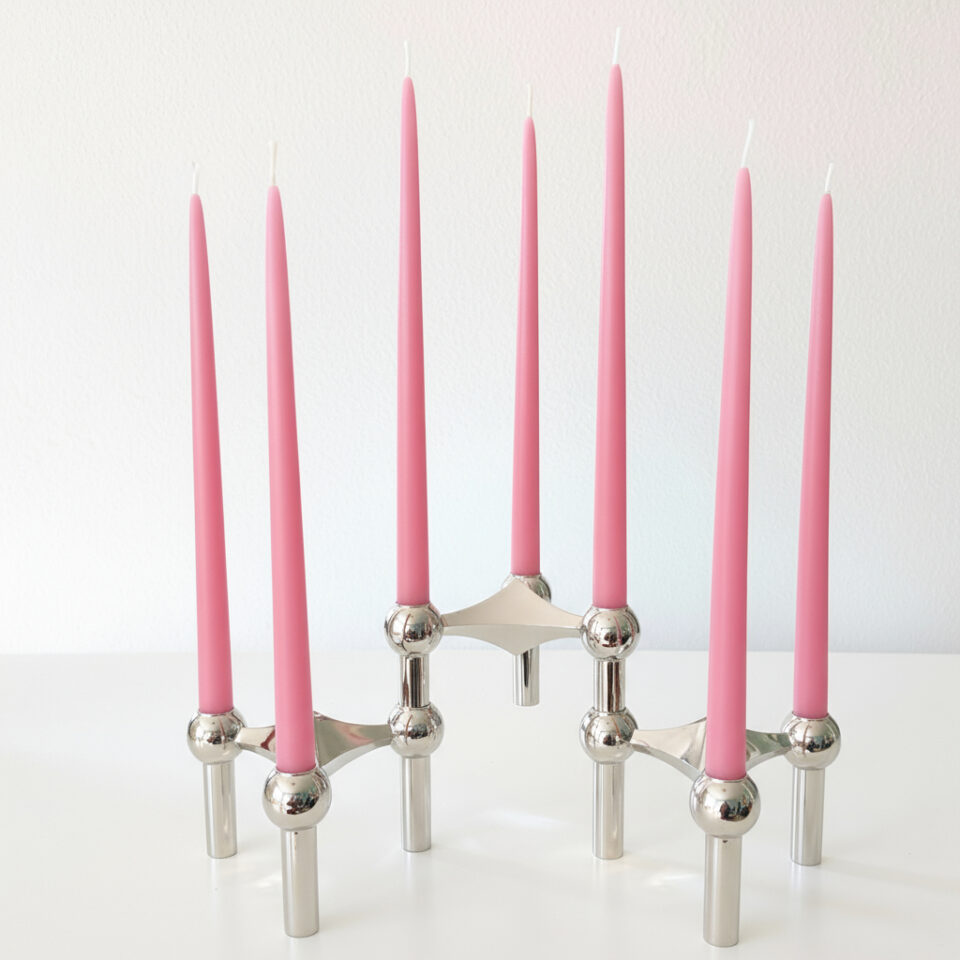 Bougies en cire d'abeille pour bougeoirs Nagel STOFF BMF