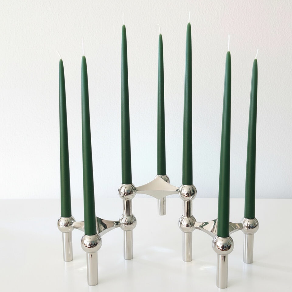 Bougies en cire d'abeille pour bougeoirs Nagel STOFF BMF