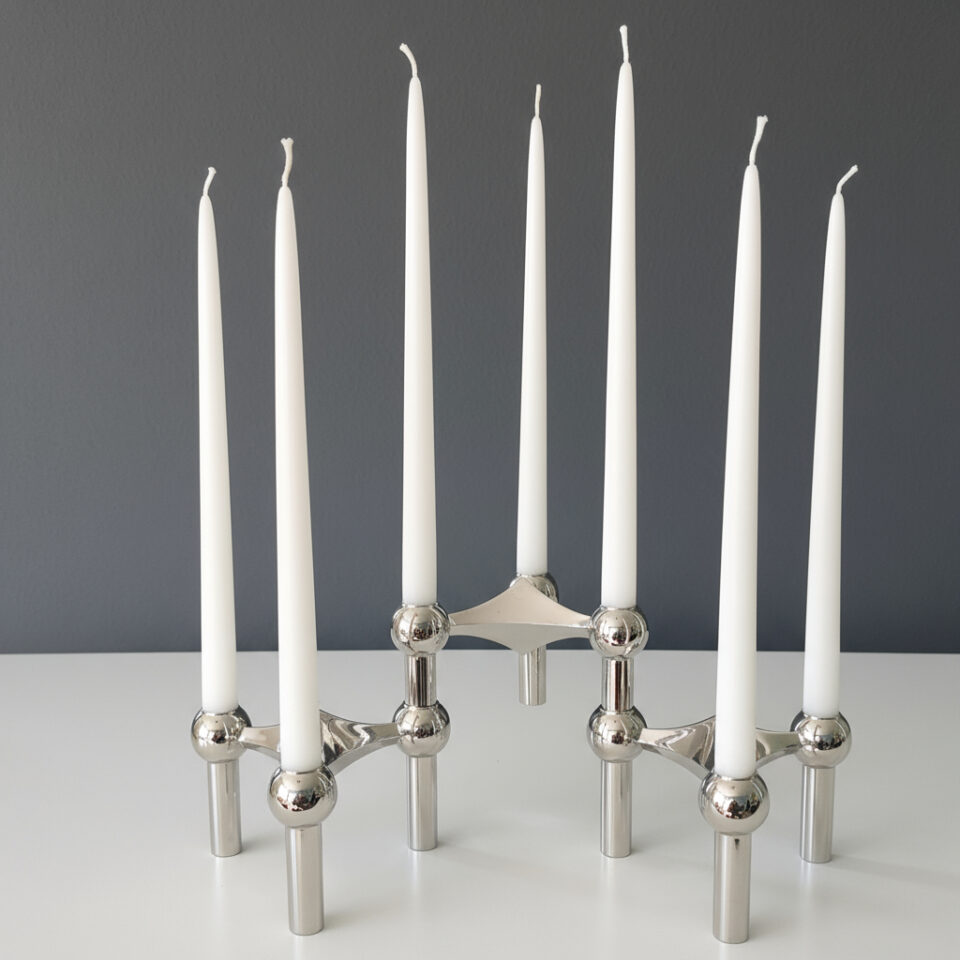 Bougies en cire d'abeille pour bougeoirs Nagel STOFF BMF