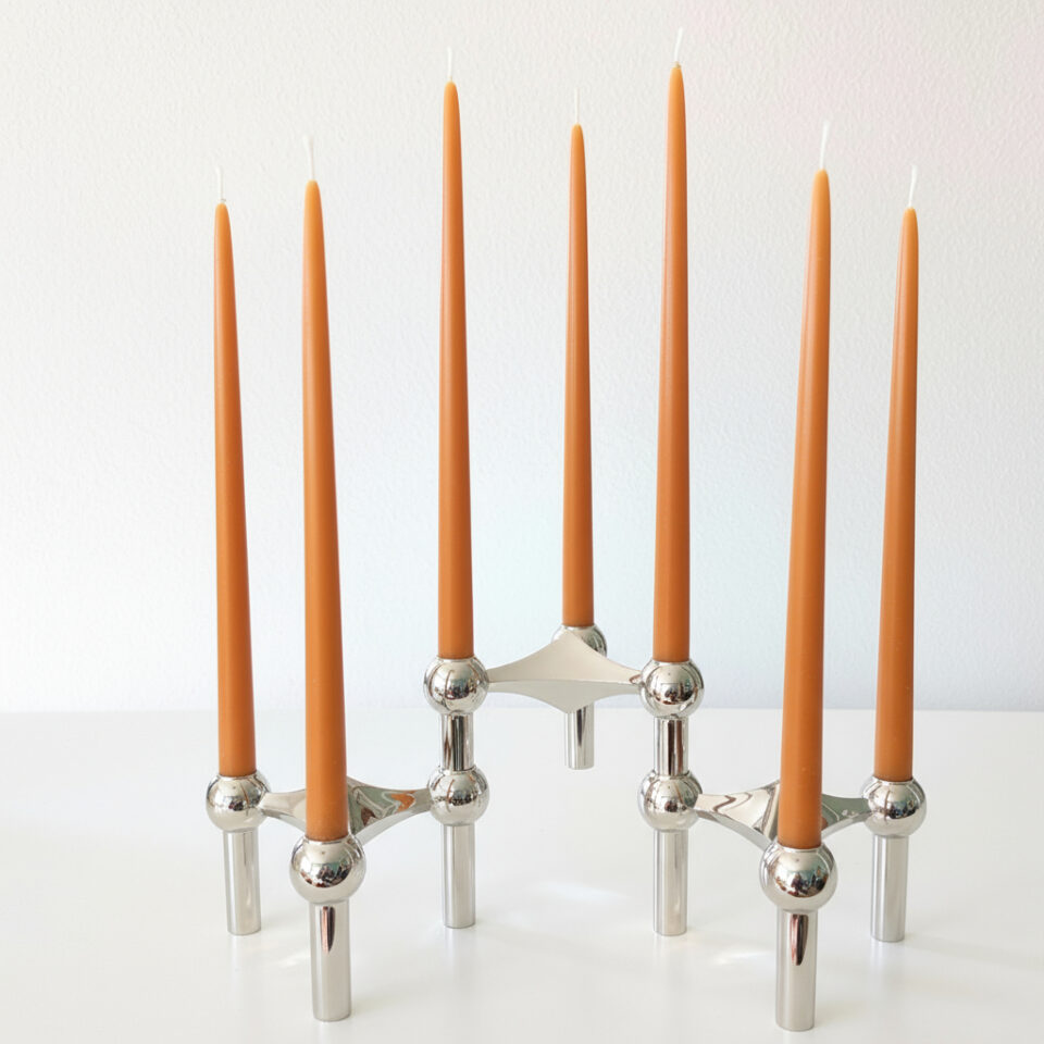 Bougies en cire d'abeille pour bougeoirs Nagel STOFF BMF
