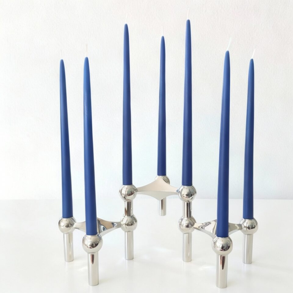 Bougies en cire d'abeille pour bougeoirs Nagel STOFF BMF