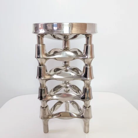 5 bougeoirs BMF + 1 coupelle