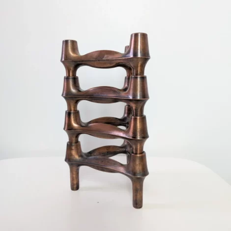 Lot de 4 bougeoirs BMF "Antique"